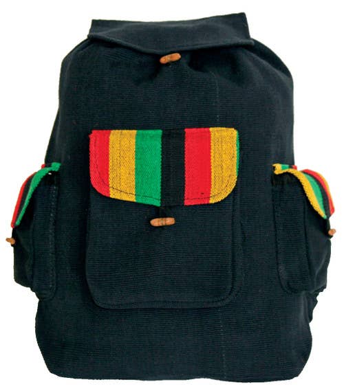Rasta 3 Pocket Back Pack