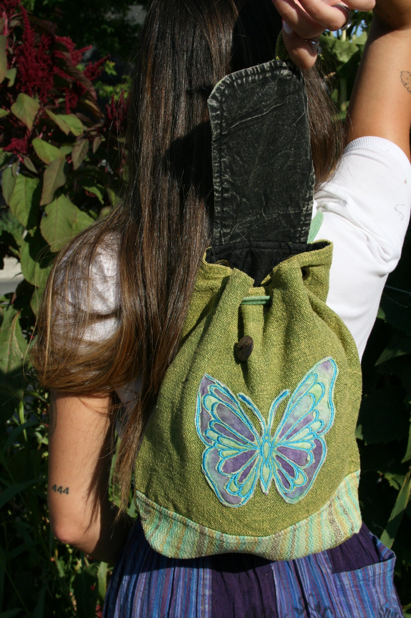 Butterfly Drawstring Back Pack • XO-9