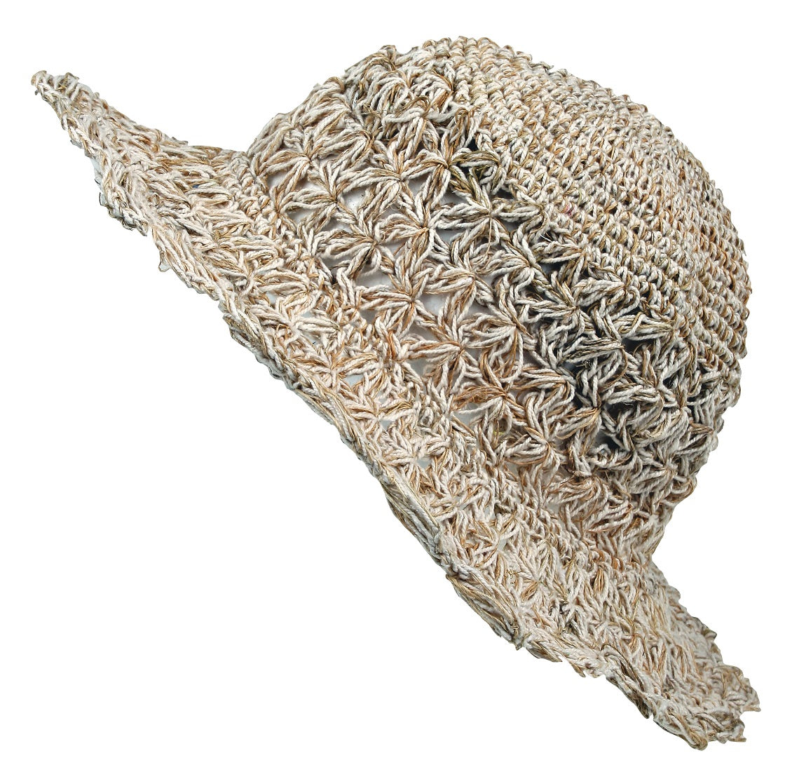 Hemp Sun Hat (X-Crochet) • PHCS-W