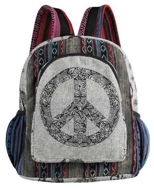 Medium Peace Back Pack