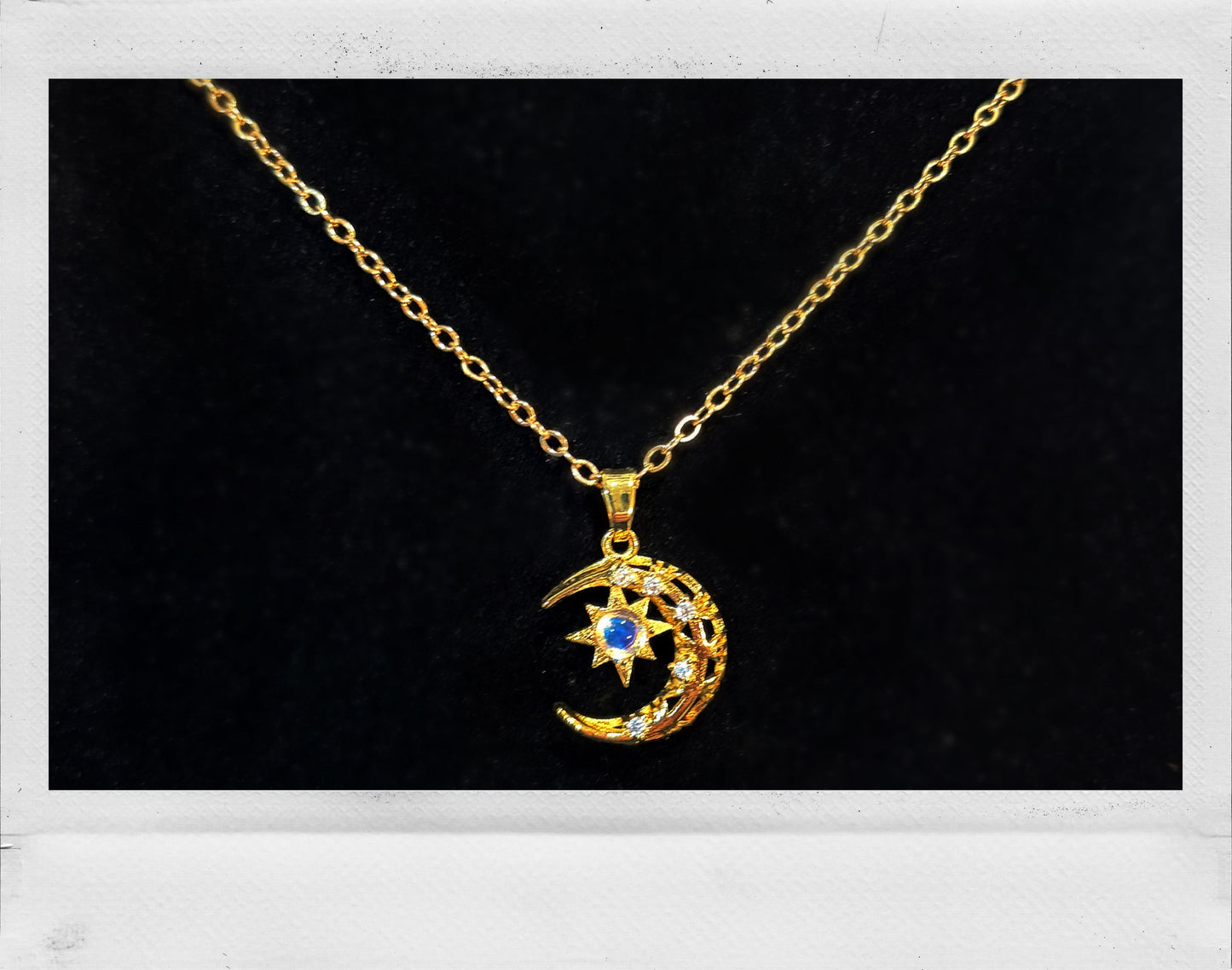 Gold Moon Necklace