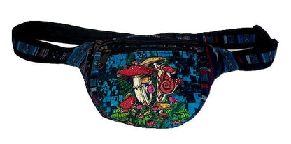 Many Mushrooms 3 Zip Fanny Pack • HF-130