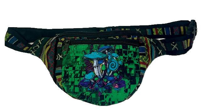 Many Mushrooms 3 Zip Fanny Pack • HF-130