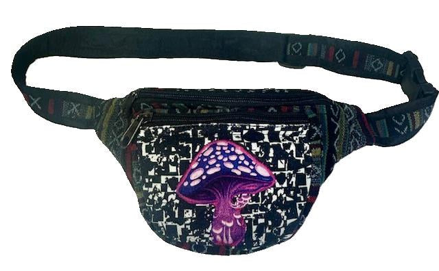Big Alice Mushroom 3 Zip Fanny Pack • HF-140