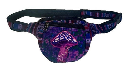 Big Alice Mushroom 3 Zip Fanny Pack • HF-140