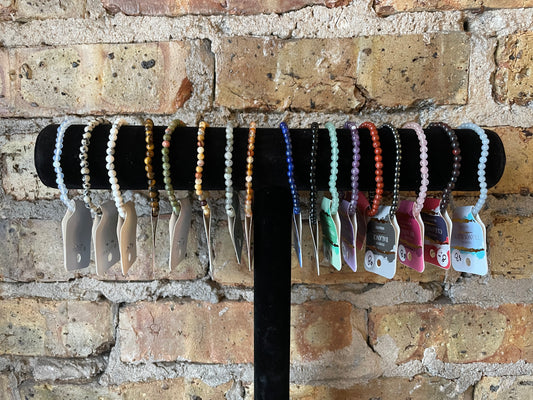4mm Stone Energy Bracelets