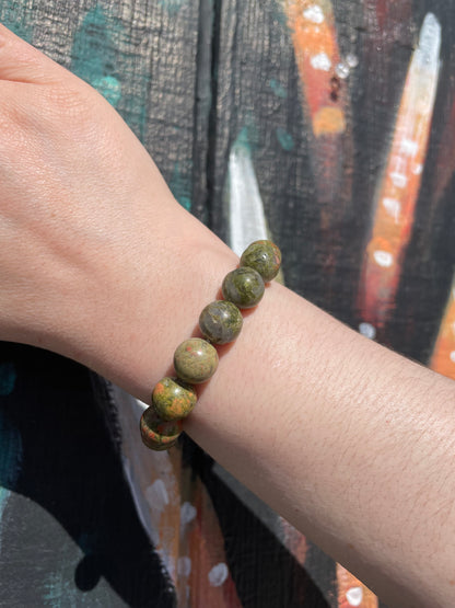12mm Stone Energy Bracelets
