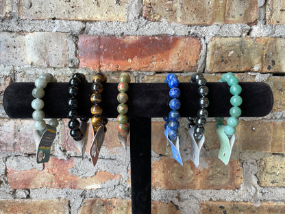 12mm Stone Energy Bracelets