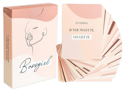 Bossgirl Daily Affirmation Cards - Inspirational & Motivational Cards